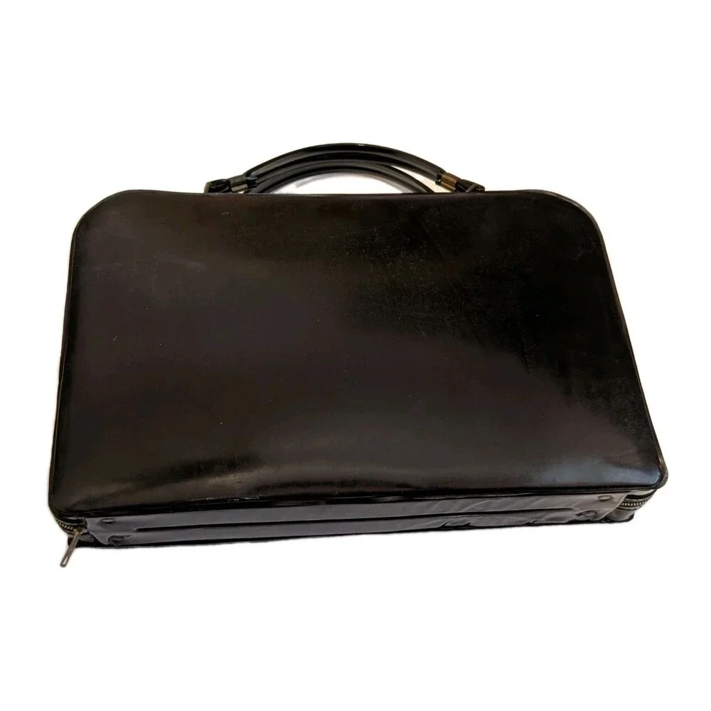 RARE HTF Vintage Mary Kay Cosmetics Consultant Case 60s 70s Black Briefcase Bag